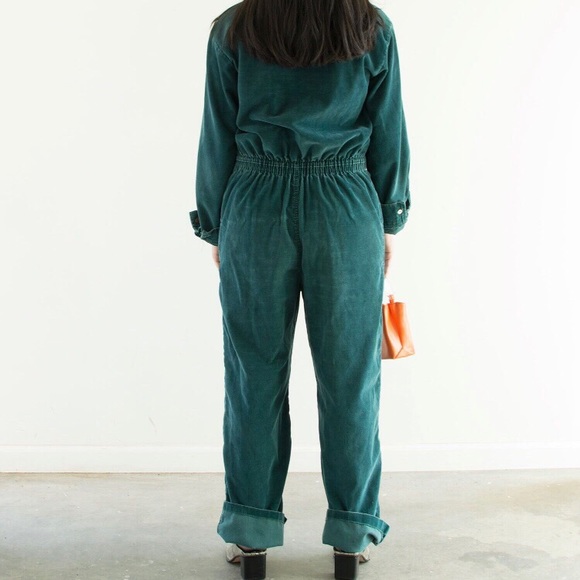 Vintage Sears Teal 70’s Jumpsuit - Picture 2 of 2